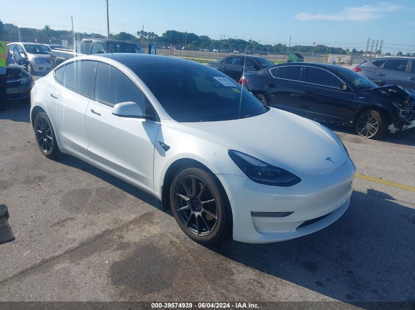 2021 Tesla Model 3 Long Range Dual Motor All-Wheel Drive VIN: 5YJ3E1EBXMF919106 Lot: 39574939