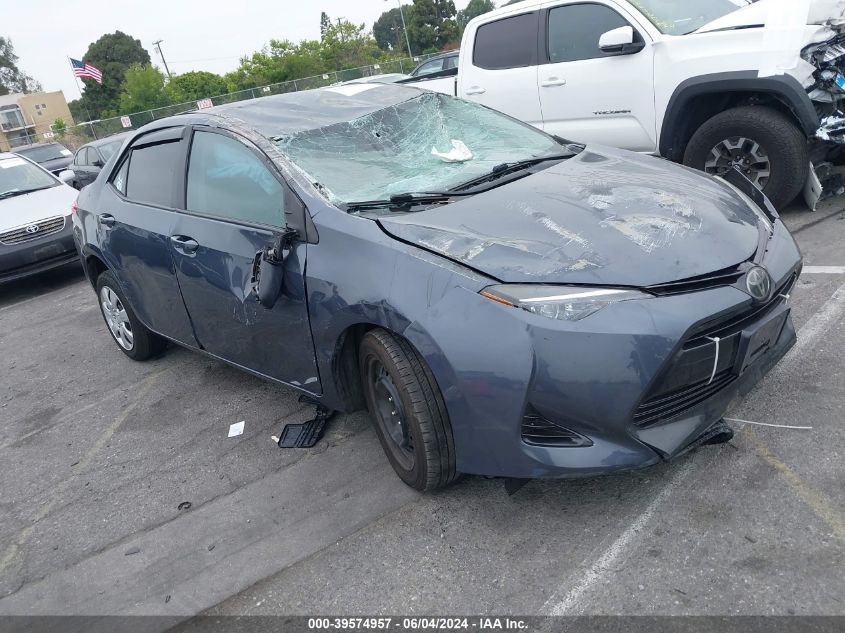 2018 Toyota Corolla Le VIN: 5YFBURHEXJP814360 Lot: 39574957