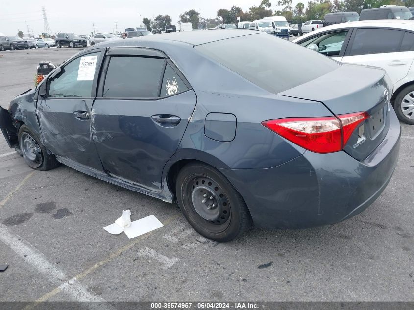 2018 Toyota Corolla Le VIN: 5YFBURHEXJP814360 Lot: 39574957