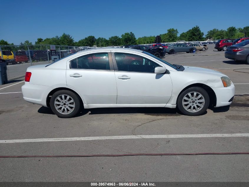 2012 Mitsubishi Galant Fe VIN: 4A32B2FFXCE017287 Lot: 39574963