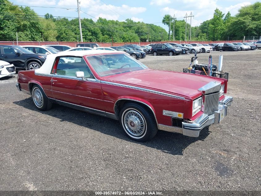 1984 Cadillac Eldorado Biarritz VIN: 1G6AL6785EE655147 Lot: 39574972