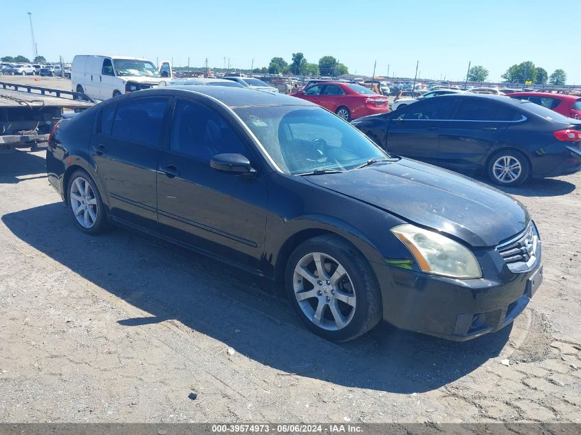 2008 Nissan Maxima 3.5 Se VIN: 1N4BA41E98C818382 Lot: 39574973