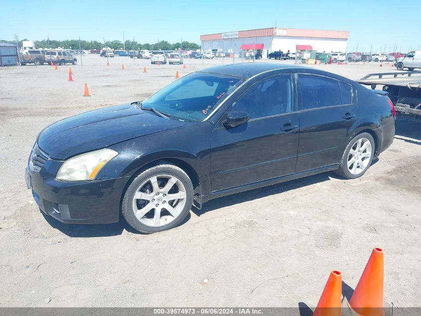 2008 Nissan Maxima 3.5 Se VIN: 1N4BA41E98C818382 Lot: 39574973