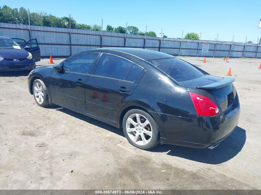 2008 Nissan Maxima 3.5 Se VIN: 1N4BA41E98C818382 Lot: 39574973