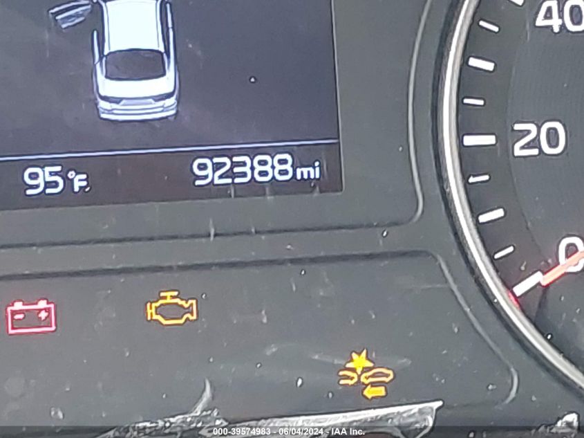 2020 Kia Optima Lx VIN: 5XXGT4L32LG422146 Lot: 39574983