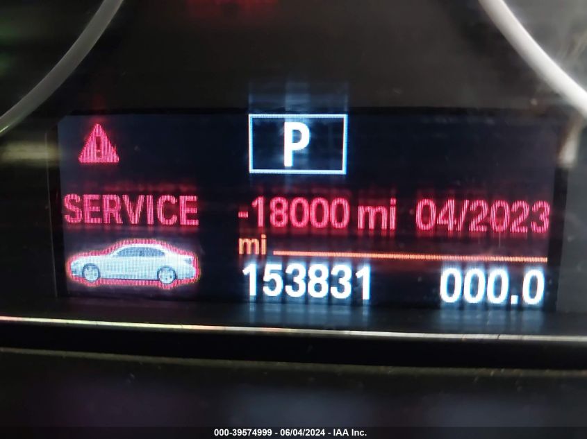 2015 BMW 328I VIN: WBA3A5G58FNS87248 Lot: 39574999