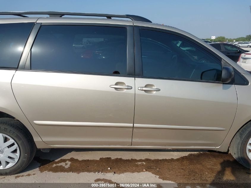 2008 Toyota Sienna Le VIN: 5TDZK23C58S135227 Lot: 39575003