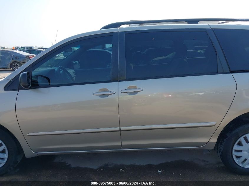 2008 Toyota Sienna Le VIN: 5TDZK23C58S135227 Lot: 39575003