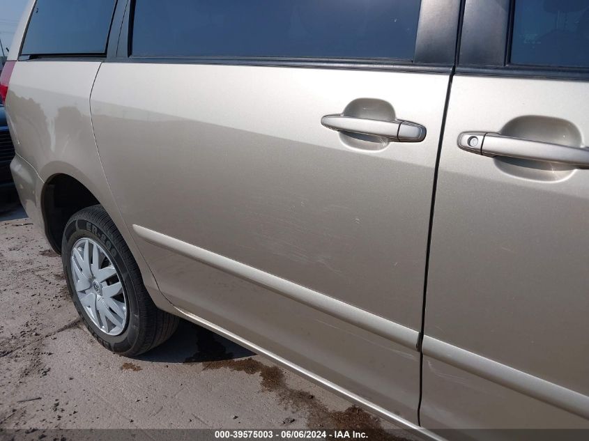 2008 Toyota Sienna Le VIN: 5TDZK23C58S135227 Lot: 39575003