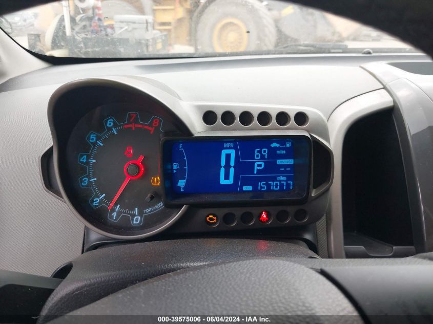 2016 Chevrolet Sonic Ltz Auto VIN: 1G1JE5SB1G4160921 Lot: 39575006