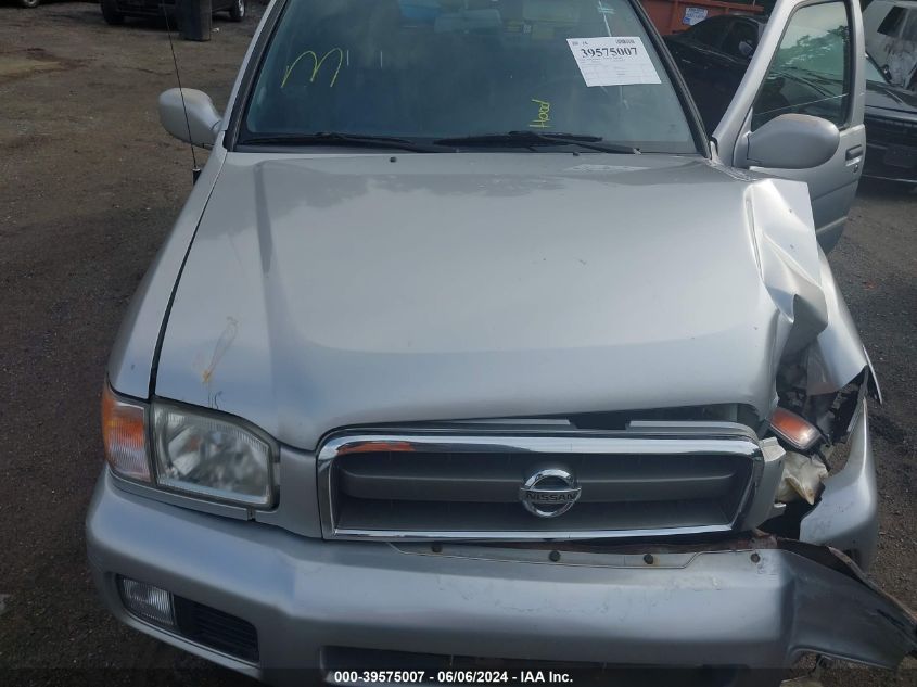 2002 Nissan Pathfinder Le/Se VIN: JN8DR09Y52W742494 Lot: 39575007