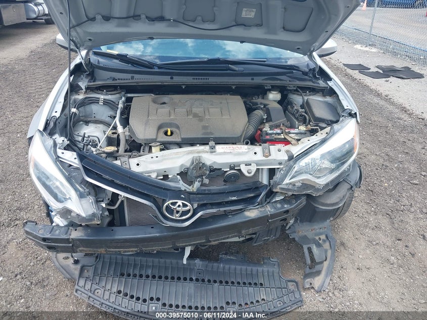 2014 Toyota Corolla Le Plus VIN: 2T1BURHE9EC206299 Lot: 39575010