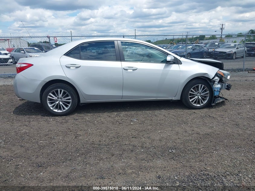 2014 Toyota Corolla Le Plus VIN: 2T1BURHE9EC206299 Lot: 39575010