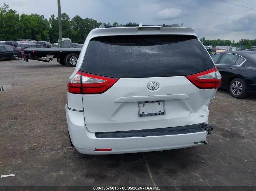 2018 Toyota Sienna Le 8 Passenger VIN: 5TDKZ3DC6JS922890 Lot: 39575015