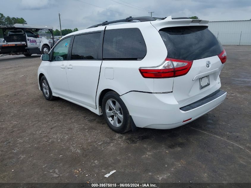 2018 Toyota Sienna Le 8 Passenger VIN: 5TDKZ3DC6JS922890 Lot: 39575015