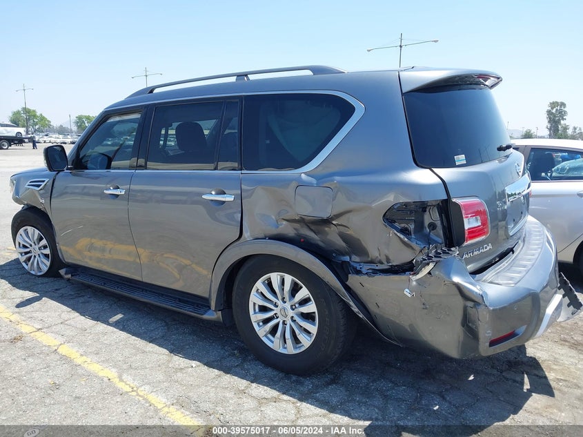 2018 Nissan Armada Sv VIN: JN8AY2ND4J9054598 Lot: 39575017