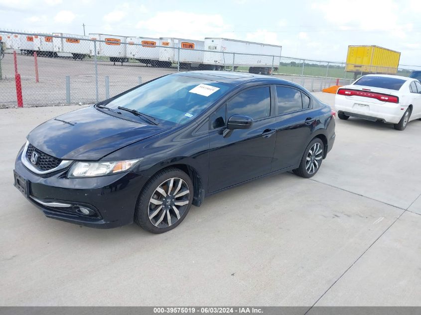 2015 Honda Civic Ex-L VIN: 2HGFB2F96FH512826 Lot: 39575019