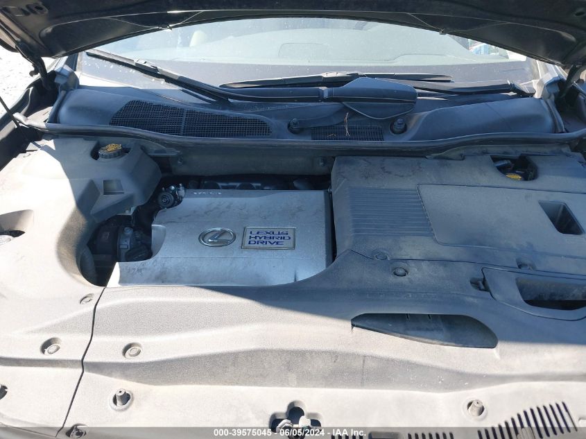 2013 Lexus Rx 450H VIN: JTJZB1BA4D2412426 Lot: 39575045