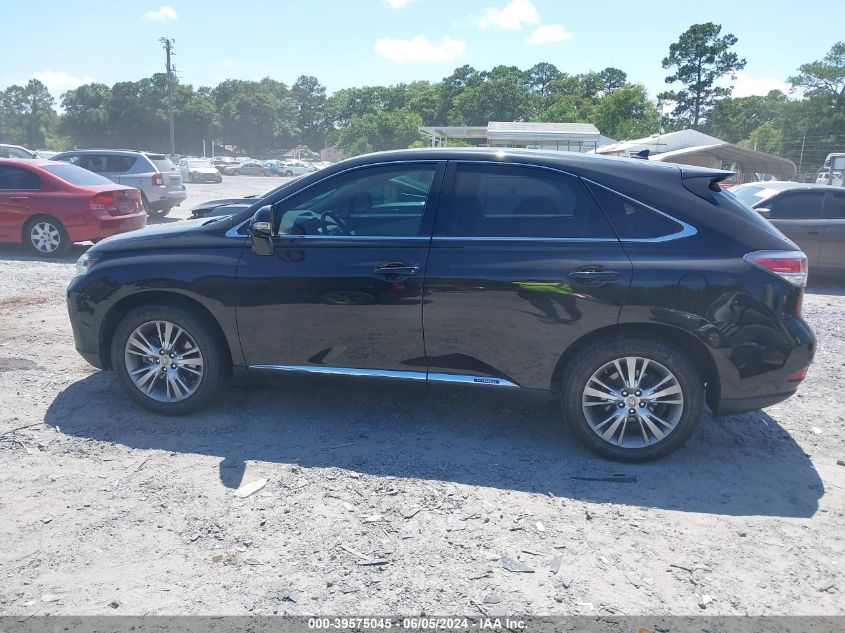 2013 Lexus Rx 450H VIN: JTJZB1BA4D2412426 Lot: 39575045