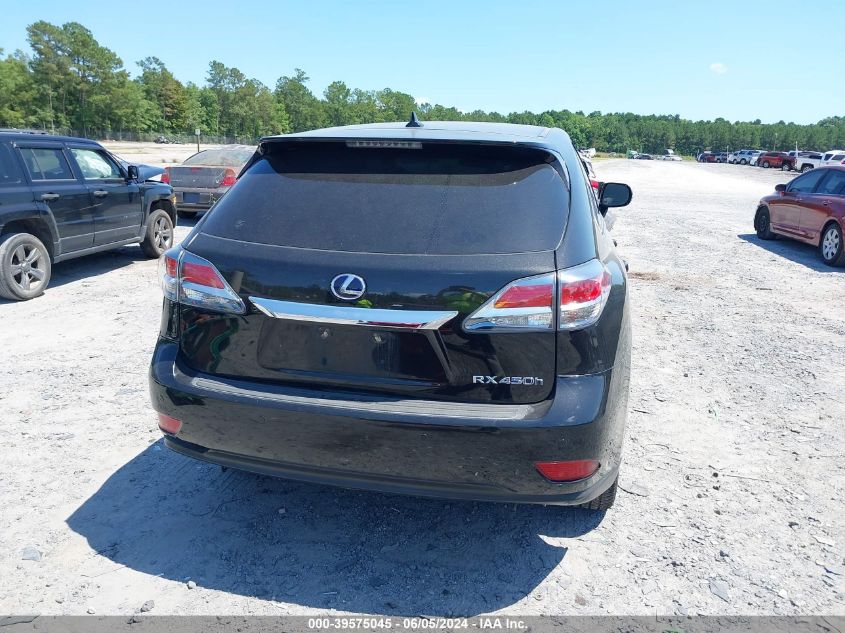 2013 Lexus Rx 450H VIN: JTJZB1BA4D2412426 Lot: 39575045