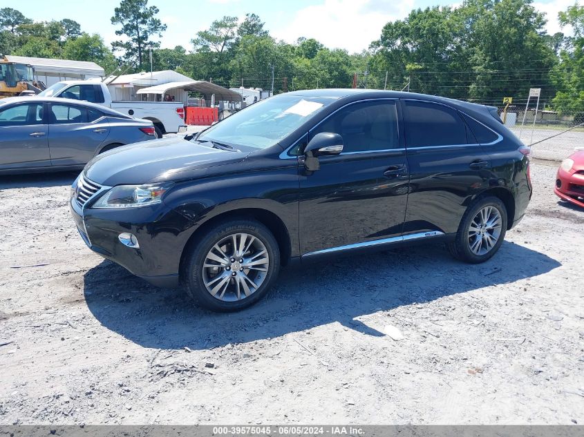 2013 Lexus Rx 450H VIN: JTJZB1BA4D2412426 Lot: 39575045