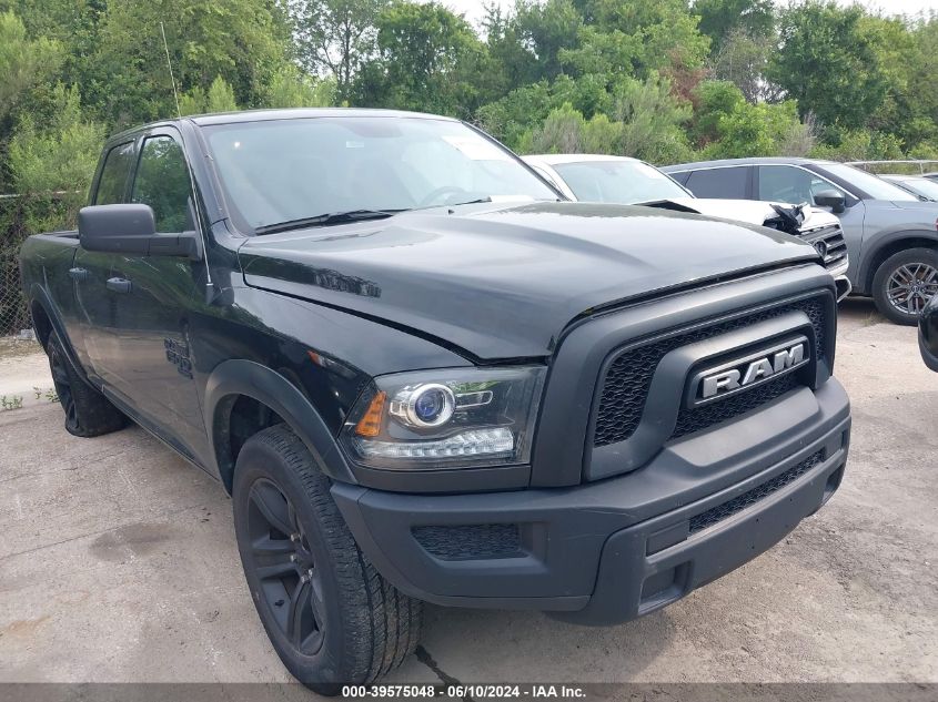 2022 Ram 1500 Classic Warlock Quad Cab 4X4 6'4 Box VIN: 1C6RR7GG0NS242427 Lot: 39575048