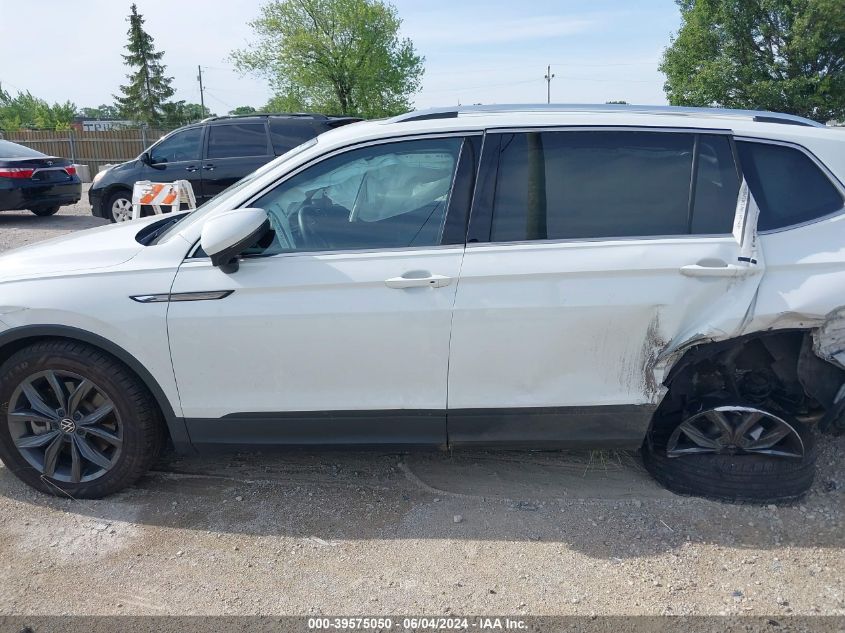 2022 Volkswagen Tiguan 2.0T Se VIN: 3VV2B7AX3NM124888 Lot: 39575050