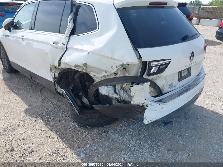 2022 Volkswagen Tiguan 2.0T Se VIN: 3VV2B7AX3NM124888 Lot: 39575050