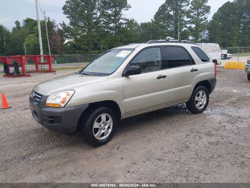 2007 Kia Sportage Lx VIN: KNDJF724977432342 Lot: 39575062