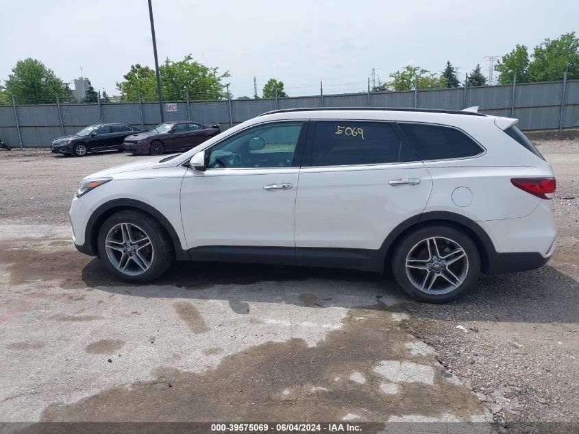 2017 Hyundai Santa Fe Se Ultimate VIN: KM8SRDHF2HU232078 Lot: 39575069