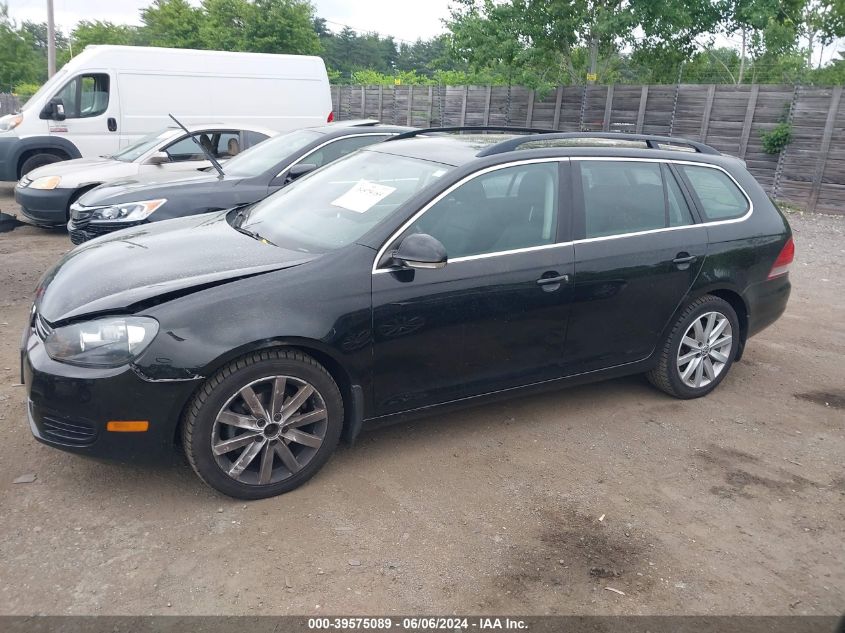 2013 Volkswagen Jetta Sportwagen Se W/Sunroof VIN: 3VWPP7AJXDM600504 Lot: 39575089