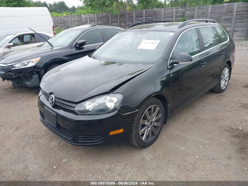 2013 Volkswagen Jetta Sportwagen Se W/Sunroof VIN: 3VWPP7AJXDM600504 Lot: 39575089