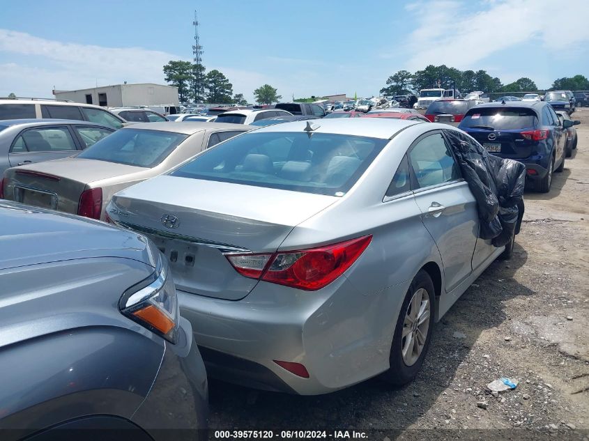 2014 Hyundai Sonata Gls VIN: 5NPEB4AC6EH937297 Lot: 39575120