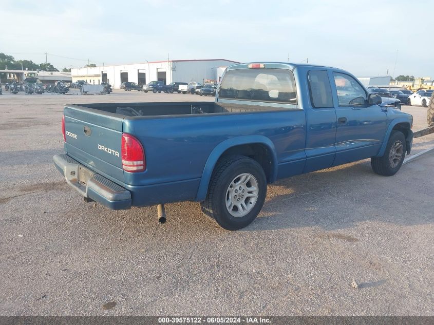 2004 Dodge Dakota Sport VIN: 1D7GL32K84S747691 Lot: 39575122