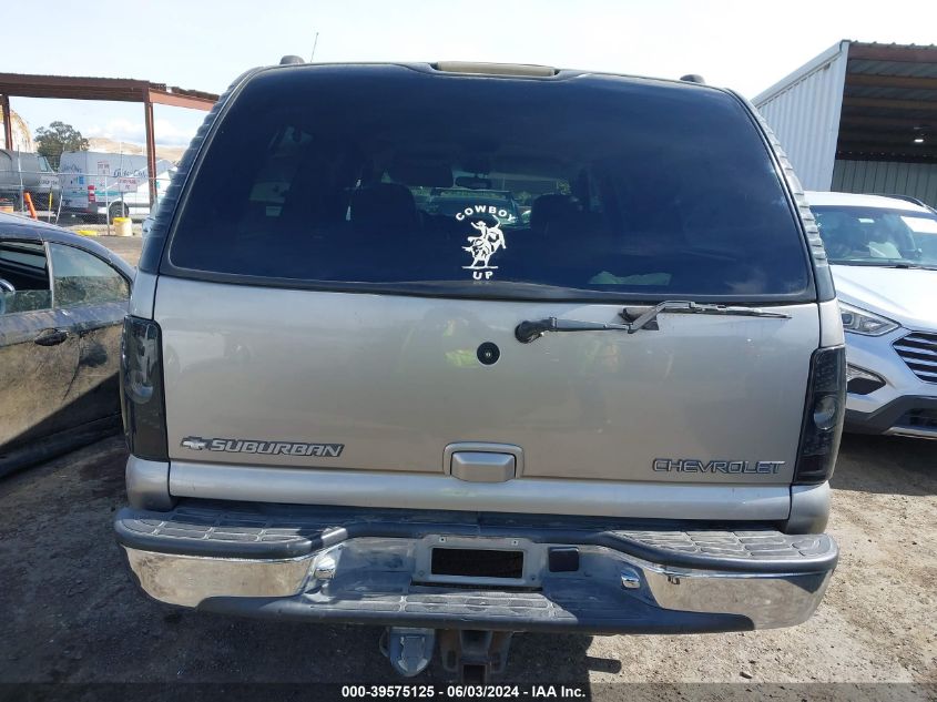 2001 Chevrolet Suburban 1500 Lt VIN: 3GNFK16T31G209989 Lot: 39575125