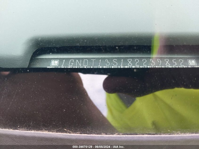 2008 Chevrolet Trailblazer Fleet VIN: 1GNDT13S182239852 Lot: 39575129