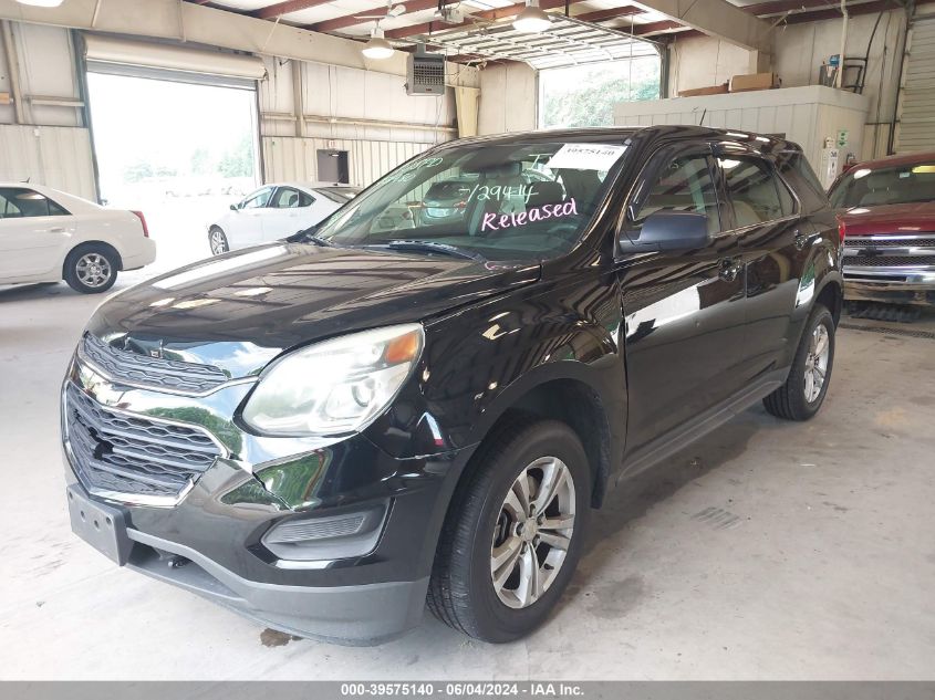 2016 CHEVROLET EQUINOX LS - 2GNALBEK2G1129414