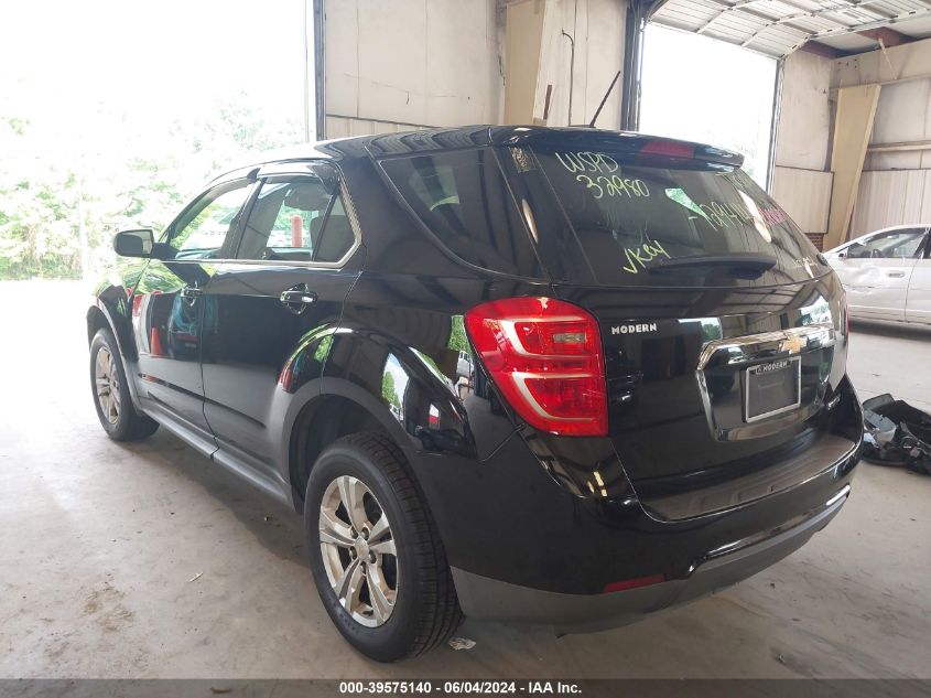 2016 Chevrolet Equinox Ls VIN: 2GNALBEK2G1129414 Lot: 39575140