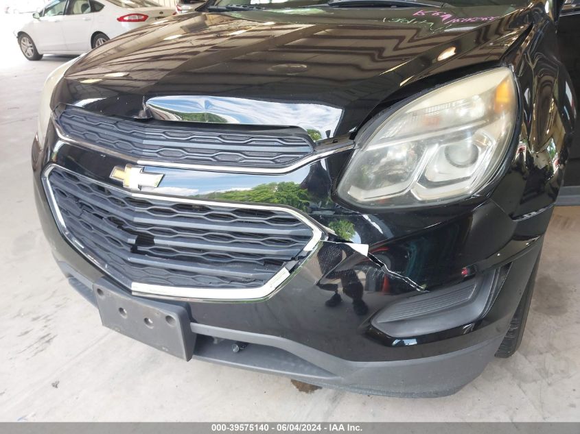 2016 Chevrolet Equinox Ls VIN: 2GNALBEK2G1129414 Lot: 39575140