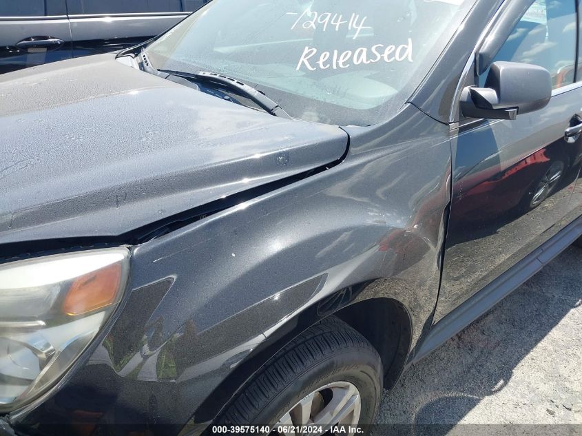 2016 Chevrolet Equinox Ls VIN: 2GNALBEK2G1129414 Lot: 39575140