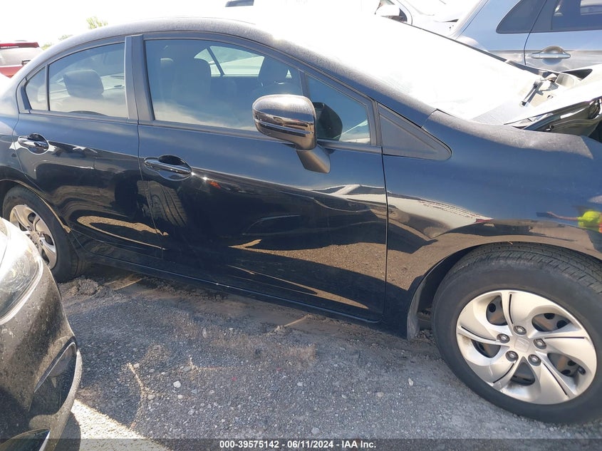 2014 Honda Civic Lx VIN: 19XFB2E56EE006095 Lot: 39575142