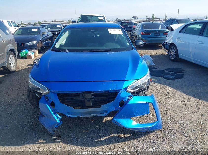 2022 Nissan Sentra Sr Xtronic Cvt VIN: 3N1AB8DV2NY312906 Lot: 39575149