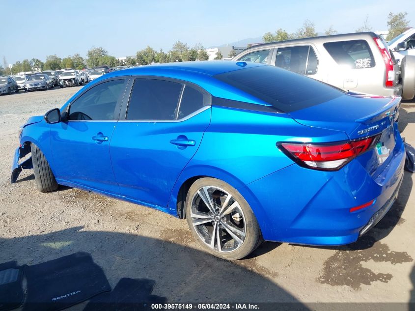 2022 Nissan Sentra Sr Xtronic Cvt VIN: 3N1AB8DV2NY312906 Lot: 39575149