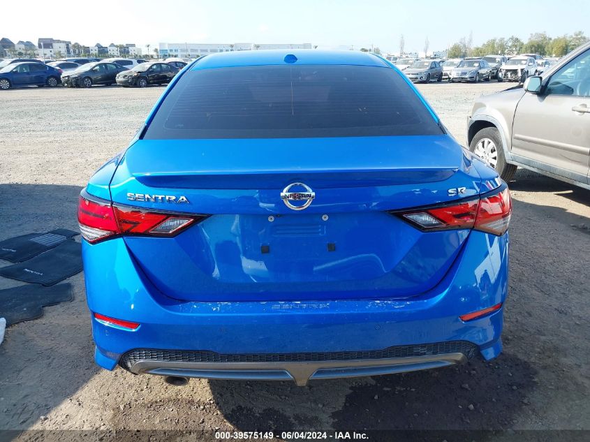 2022 Nissan Sentra Sr Xtronic Cvt VIN: 3N1AB8DV2NY312906 Lot: 39575149