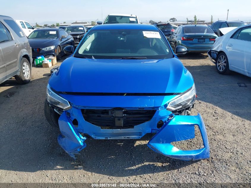 2022 Nissan Sentra Sr Xtronic Cvt VIN: 3N1AB8DV2NY312906 Lot: 39575149