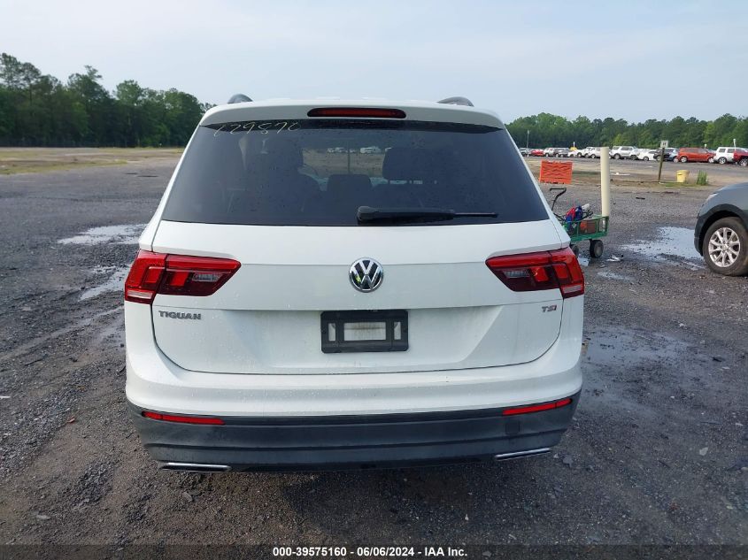 2018 VOLKSWAGEN TIGUAN S - 3VV1B7AX5JM029870