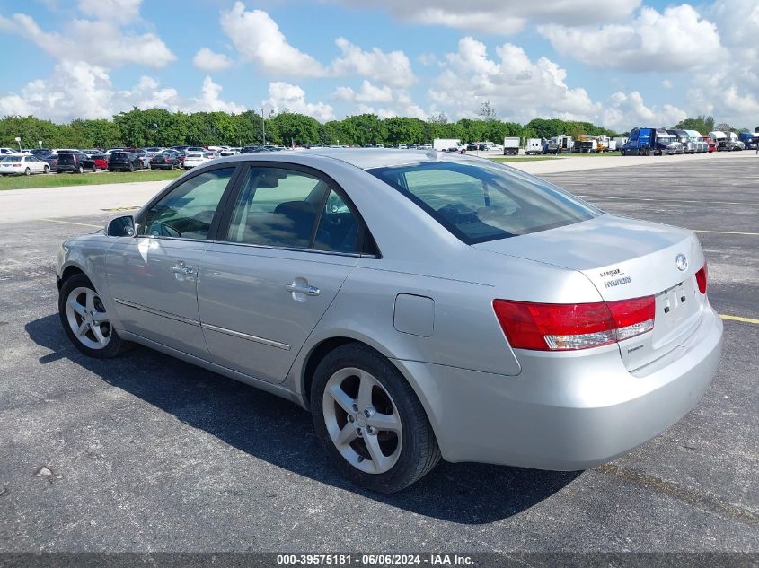 2008 Hyundai Sonata Limited/Se VIN: 5NPEU46C58H330928 Lot: 39575181