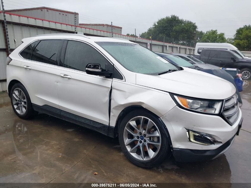 2015 Ford Edge Titanium VIN: 2FMTK3K80FBC41832 Lot: 39575211