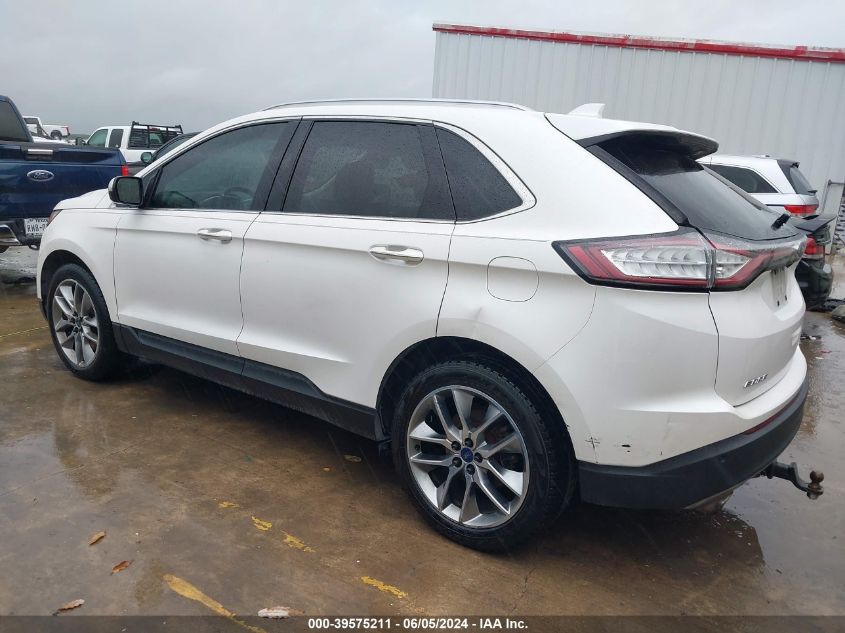 2015 Ford Edge Titanium VIN: 2FMTK3K80FBC41832 Lot: 39575211