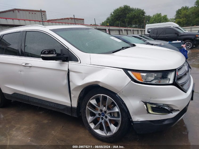 2015 Ford Edge Titanium VIN: 2FMTK3K80FBC41832 Lot: 39575211